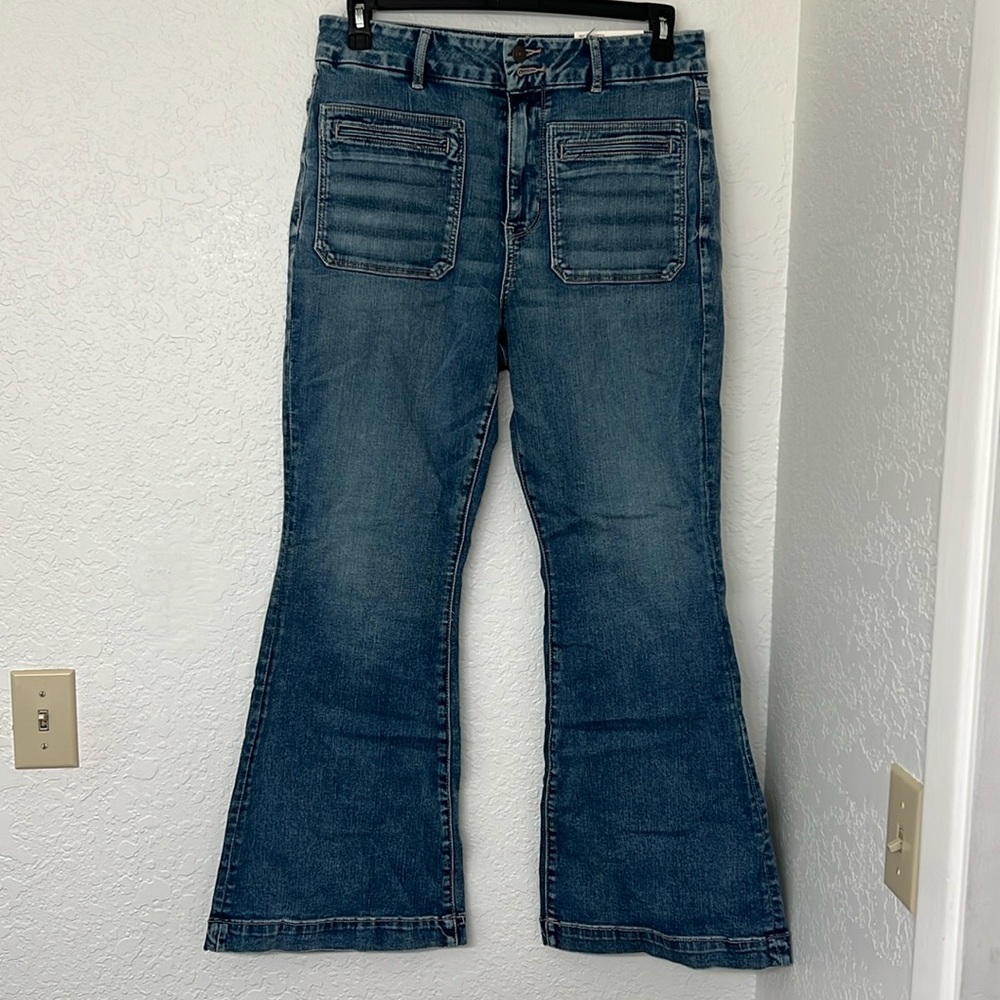 Curvy High Rise Flare Jeans